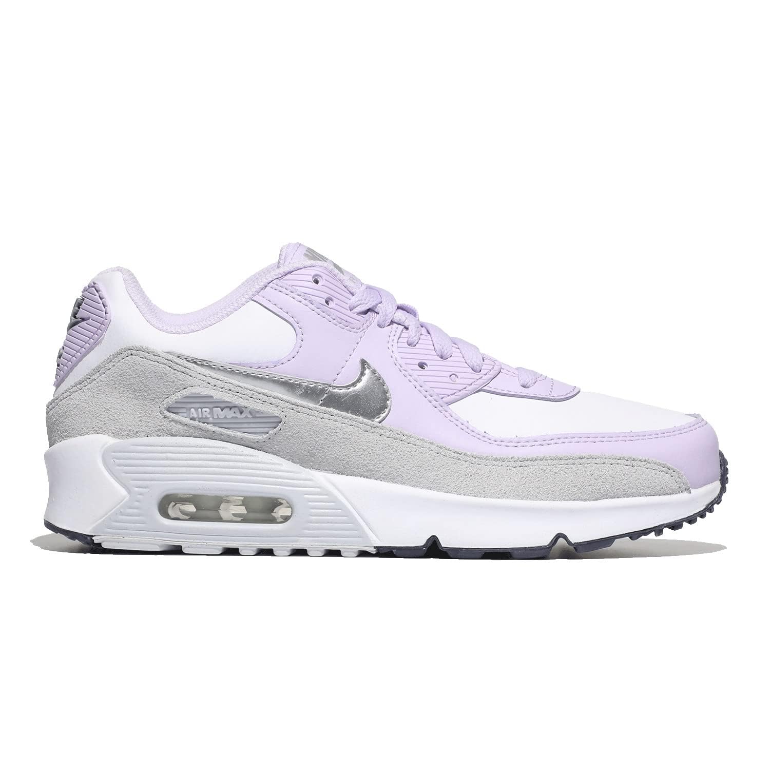 Nike Nike Air Max 90 Ltr (Td) sneakersy chłopięce, Biały/metaliczny srebrny, 7 Big Kid