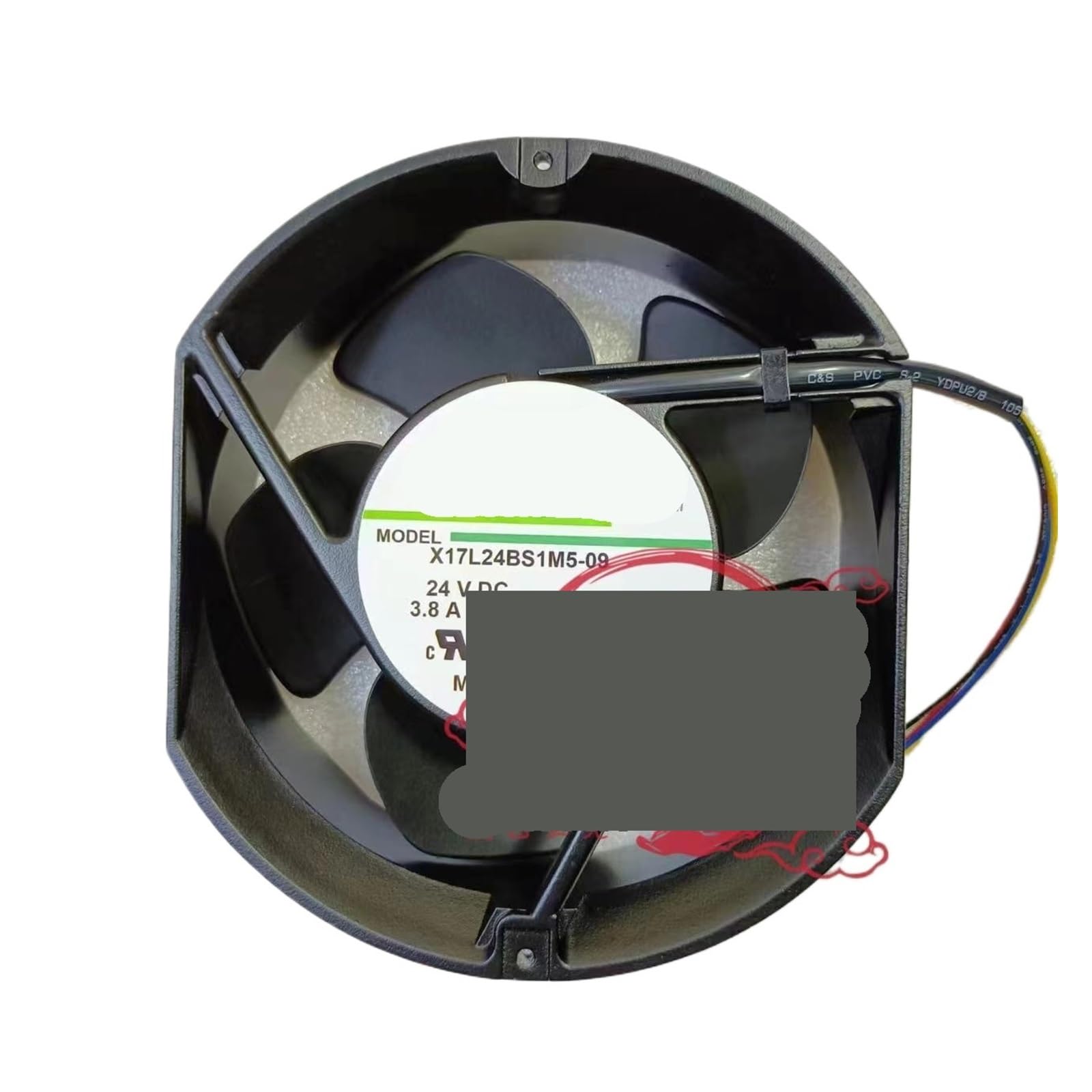 Ventilateur de serveur 172mm à haute pression statique DC 24 V