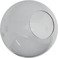 Vista 19 de KastLite Globo de poste de lámpara de acrílico transparente de 8 pulgadas, textura suave con cuello de tornillo de 3.24 pulgadas, fabricado