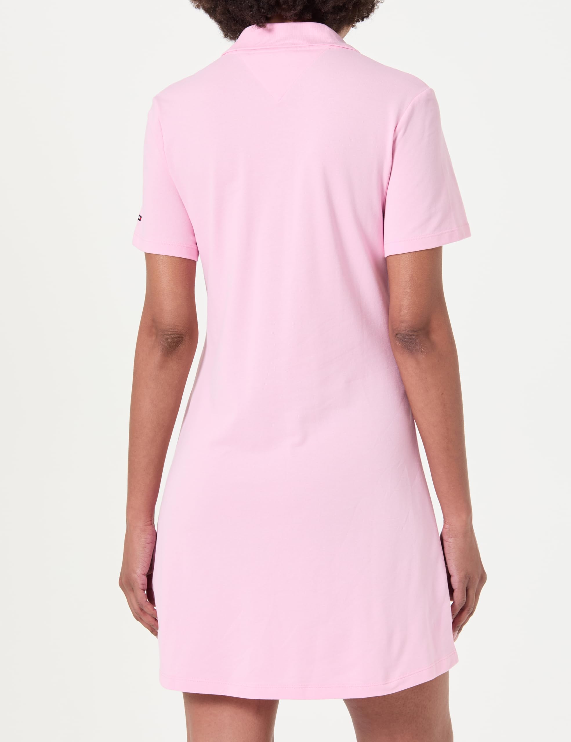 Tommy Hilfiger Damen Th Script Open-nk Polo DRS Ww0ww48749 Polokleid (1er Pack)