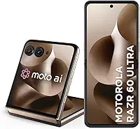 Smartphone Motorola Razr 60 Ultra - 1TB 32GB (16GB RAM+16GB Ram Boost) Snapdragon 8 Elite Tela dobrável 7' e externa 4' Moto AI 50MP camera - Madeira