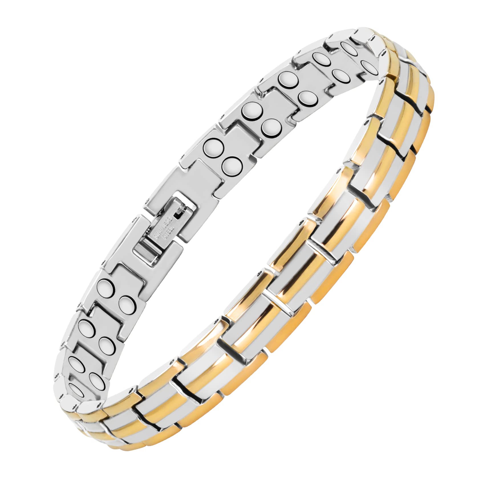 Sponsored Ad – Jeracol Lymphatic Detox Magnetic Bracelets for Women,Titanium Steel Bracelets with Ultra Strength Magnets,Adjustable Length with Sizing Tool