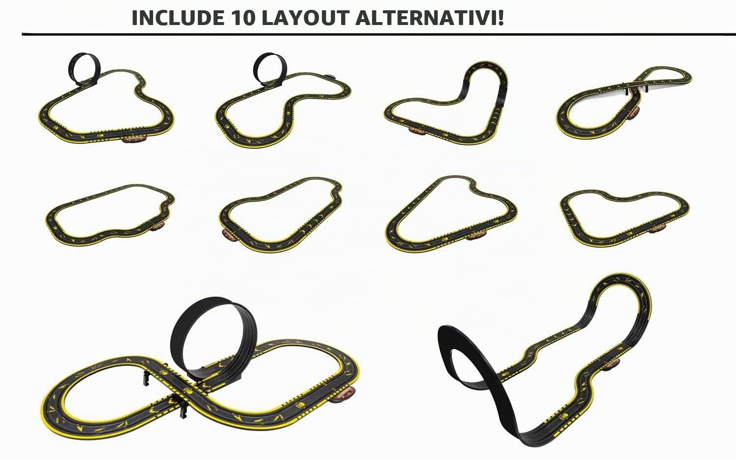 Scalextric, Micro Batman vs Joker. set da corsa alimentato a batteria