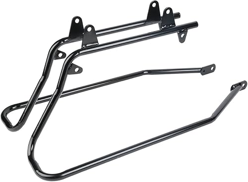 Miniatura 8 de TCT-MOTORPARTS Soportes de conversión para bolsas de sillín Guardaapoyo Compatible con Harley Heritage Springer Softail Fatboy FLSTF FLSTS 1984-2017
