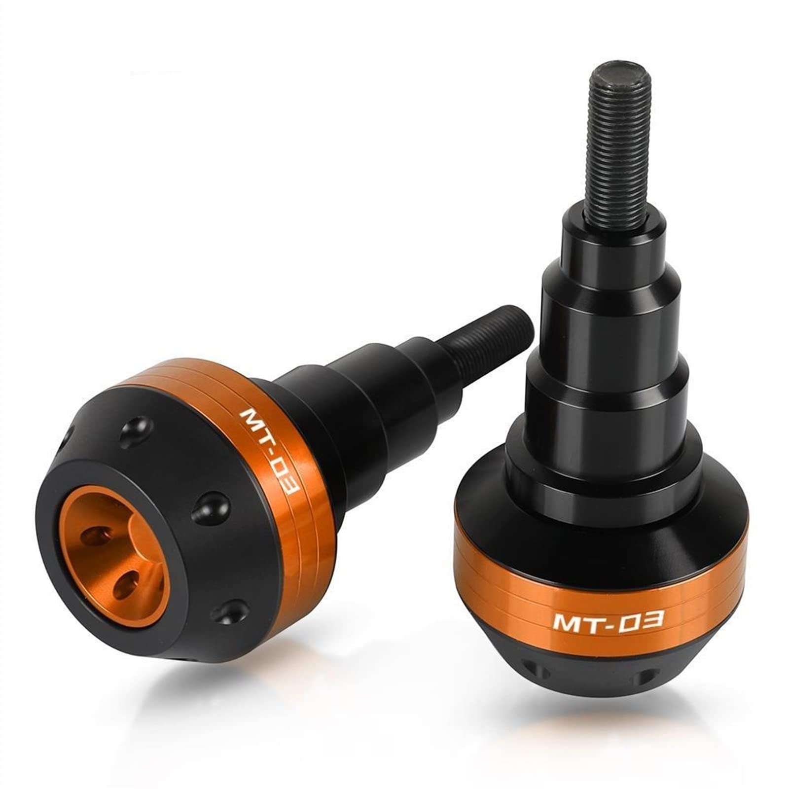 Accessoires de Moto pour Yamaha MT-03 MT03 MT 07 MT-09 2015 2016 2017 2018-2020 Cadre Crash Pads boîtier Moteur curseurs Protecteur (Couleur : Orange, Size : MT03 10MM)