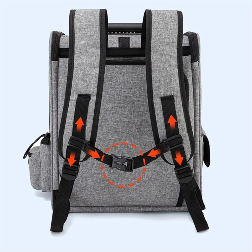 Transportbox Hund Großer Katzen-Rucksack, Erweiterbarer Haustier-Rucksack Für Kleine Hunde, Katzen, Hunde-Rucksack Katzentasche Transporttasche Katze(B)