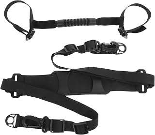 CLISPEED 1 Set Pick-up Belt Kid Scooter Bicycle Handlebars Scooters Electricos Kids Bike Shoulder Belt Adjustable Scooter Carrying Strap Scooter Handle Black Braided Tape Handle Set Fold