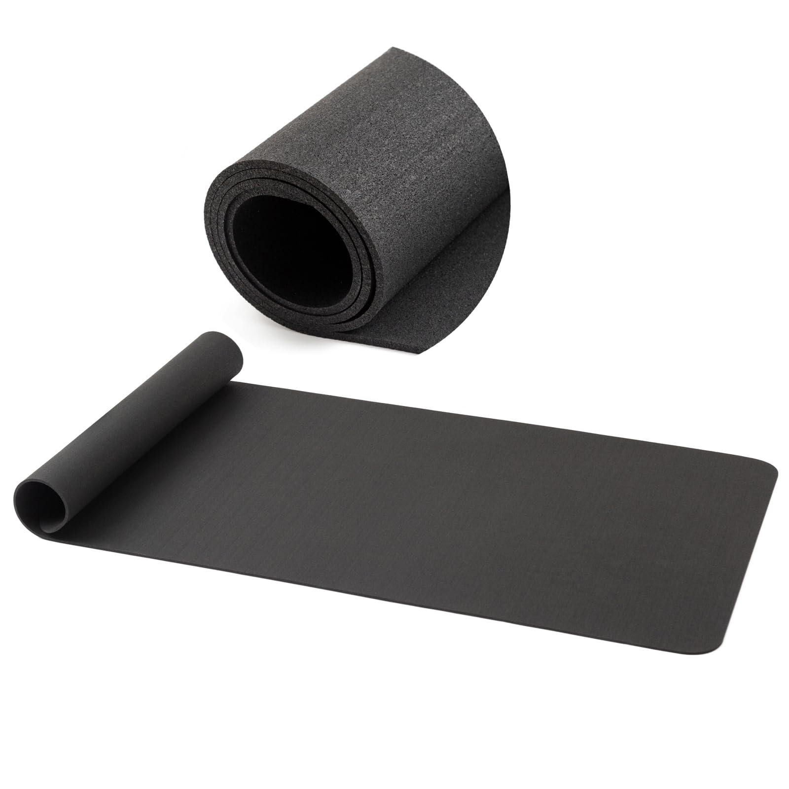 Tappetino per tapis roulant per pavimenti in legno duro – Tappetino in gomma riciclata al 100% per pavimenti in casa e palestra, tappetini durevoli per allenamento fitness, tappetino da