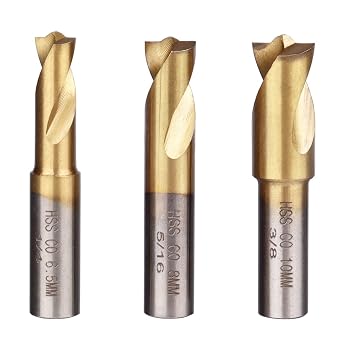 Wolfride 3PCS Spot Weld Drill Bits Spot Weld Removal Tool 6.5MM 8MM 10MM