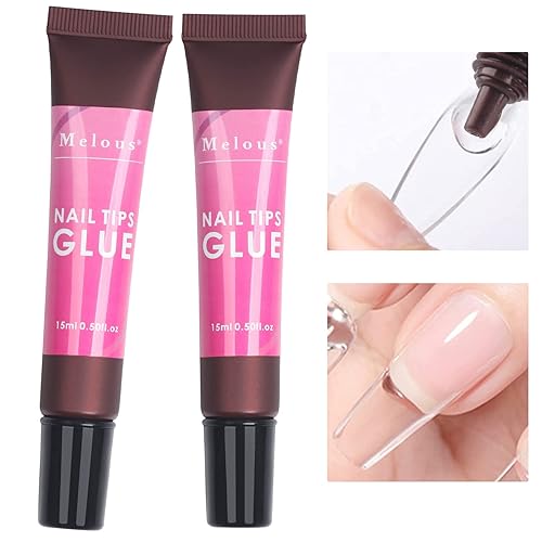 Miniatura 9 de Pegamento en gel para uñas de gel sólido Melous para puntas de uñas acrílicas, uñas a presión de larga duración U V pegamento gel para extensión de