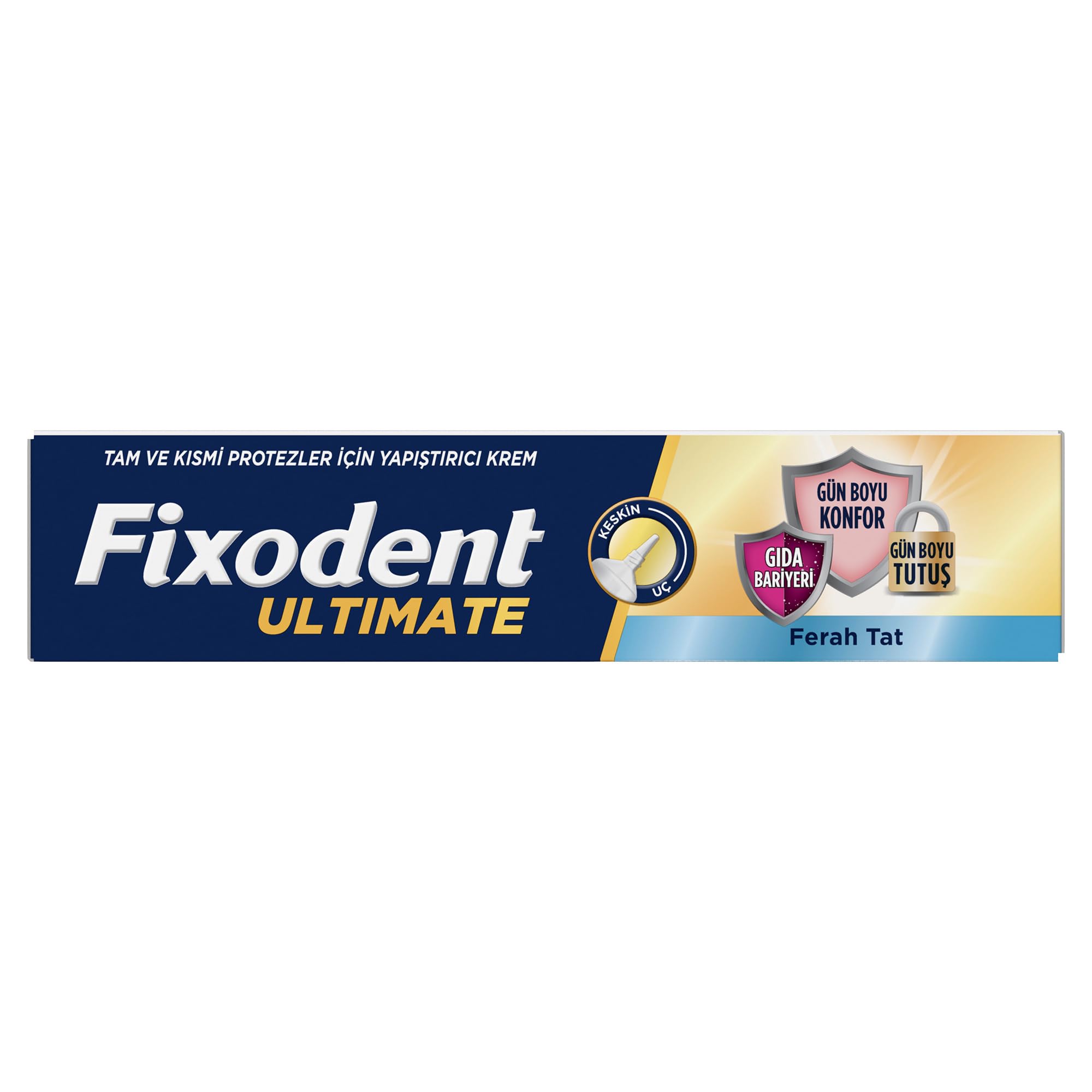 Fixodent Ultimate Ferah Tat Diş Protezi Yapıştırıcı Krem 40 g