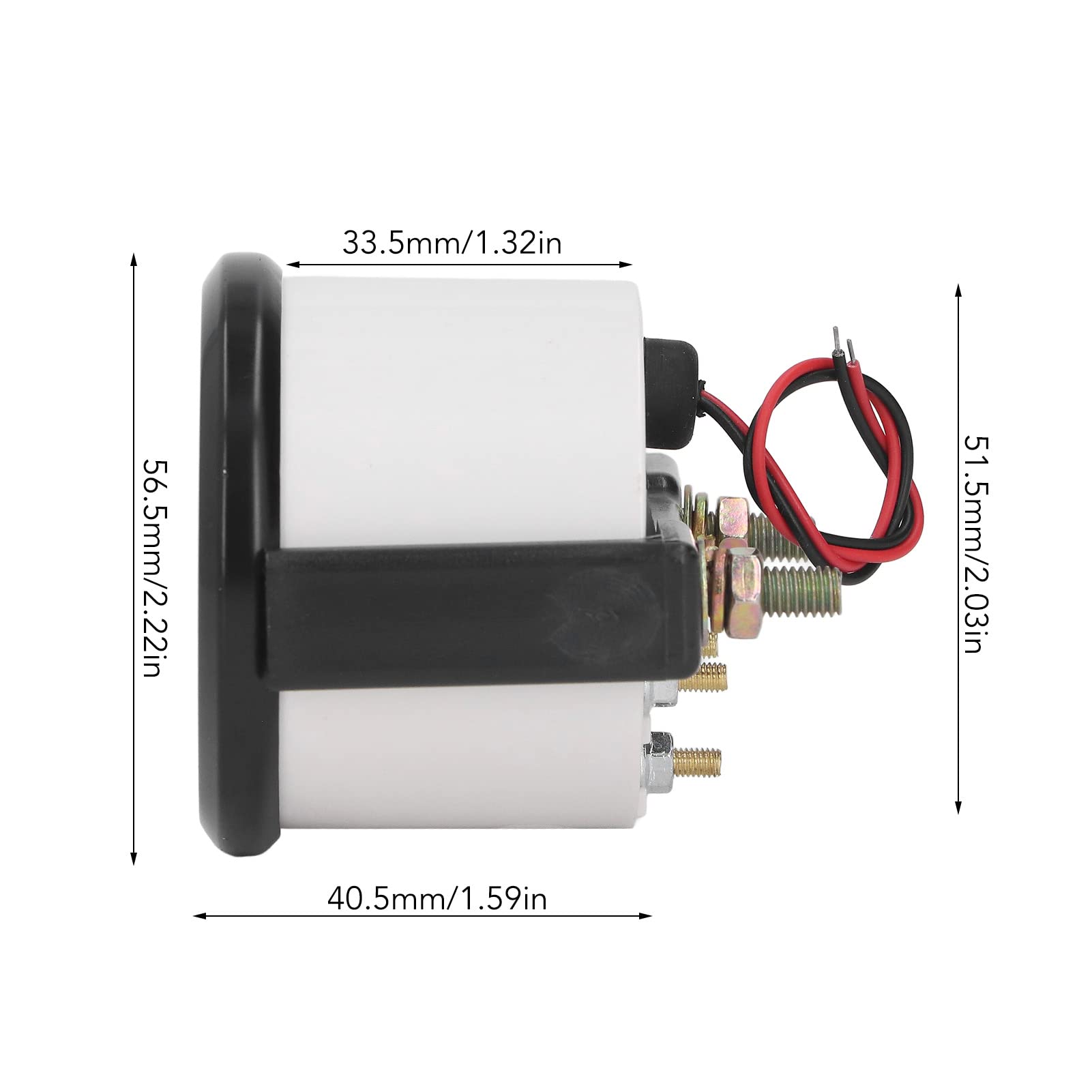 Rengu Kraftstoffanzeige, Kraftstofftankzähler für Motorräder, 5,1 cm, robust, abriebfest, präzise, einfache Installation für benzinbetriebene Modelle.