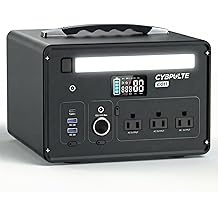 Portable Power Station 1000W (2000W Surge), 1008Wh LiFePO4 Power Station with 3 AC Outlet, 140W USB-C Fast Charging,8 Ports Solar Generator for Camping Indoor Outdoor Emergency RV Trip (CYBPULTE C011)