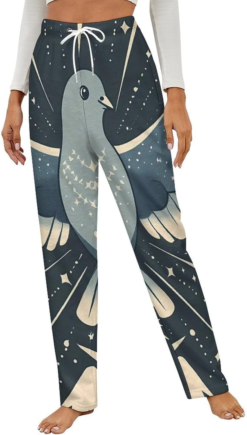 Pigeon Womens Pajama Pants Fleece Sleep Comfy Lounge Pants Bottoms PJ