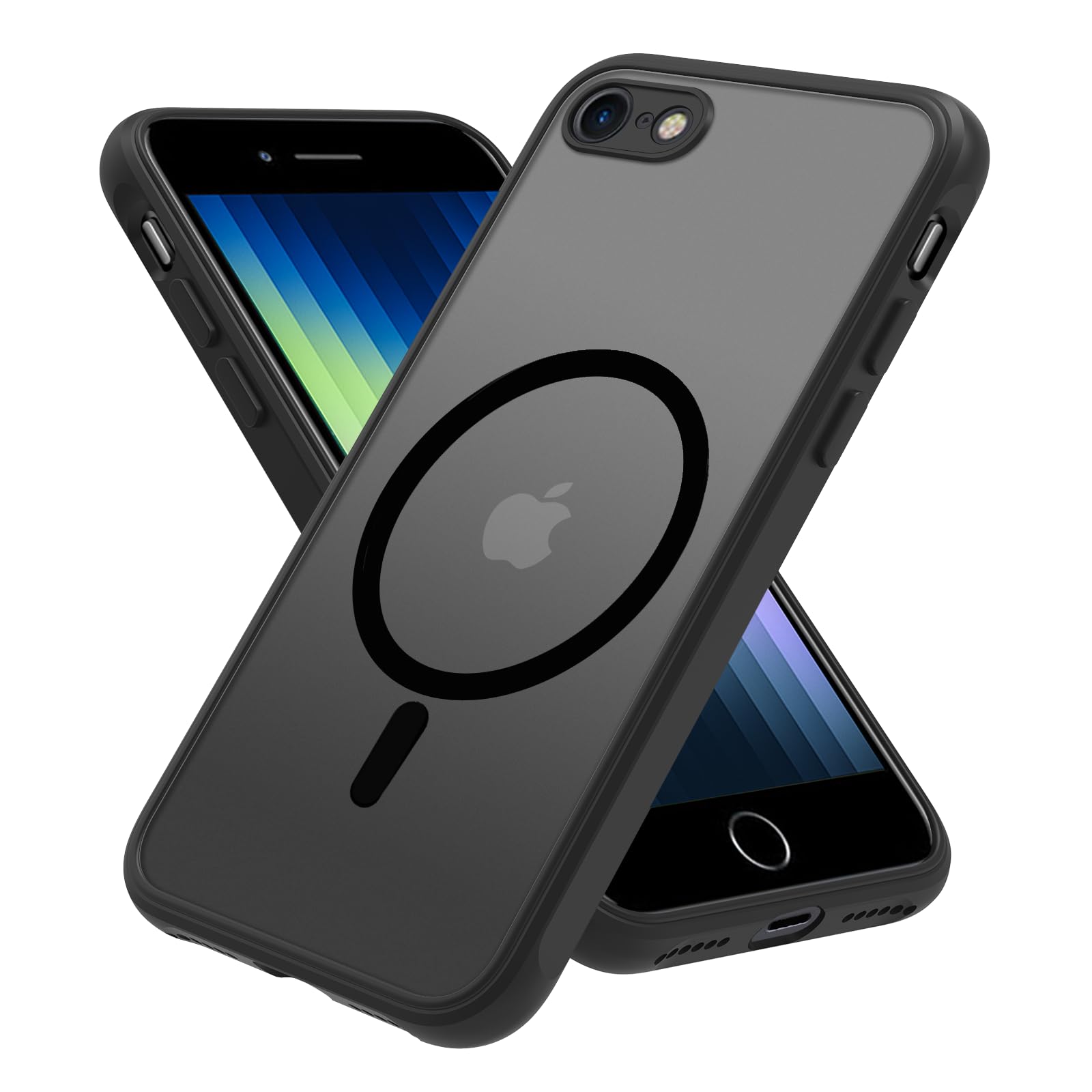 Amazon.co.jp: PinLiSheng iPhone SE 第3世代 第2世代 ケース 半透明