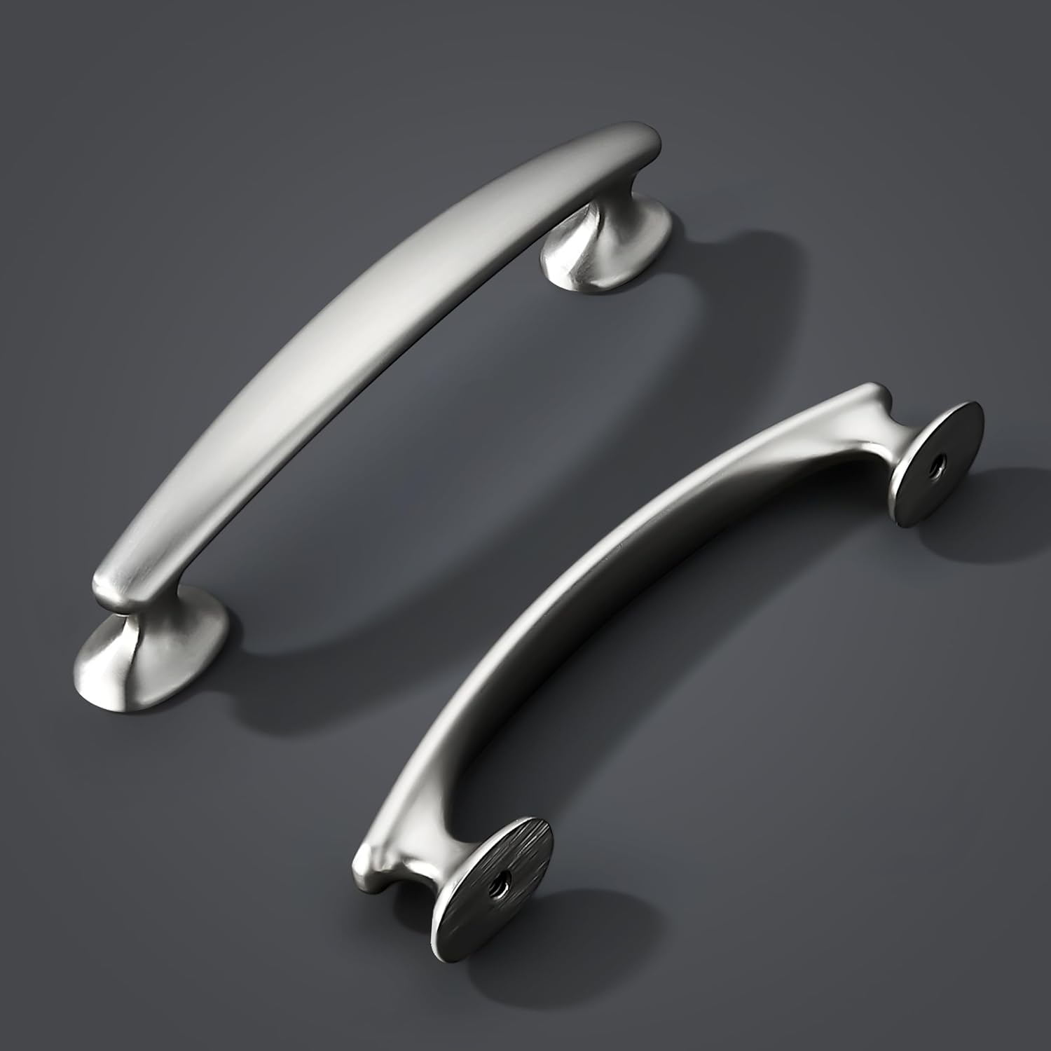 20 Pack 3-3/4 inch (96mm) Cabinet Pulls Brushed Satin Nickel Drawer Pulls Kitchen Cabinet Hardware Drawer Handles Knobs.