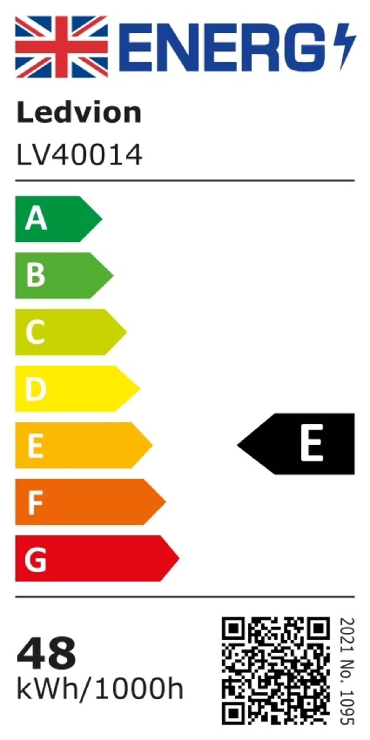 Ledvion lot 6 Boîtier de Reglette 150cm 48W 130lm/W 4000K IP65