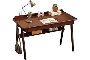 Mid-Century Modern Solid Wood Writing Desk