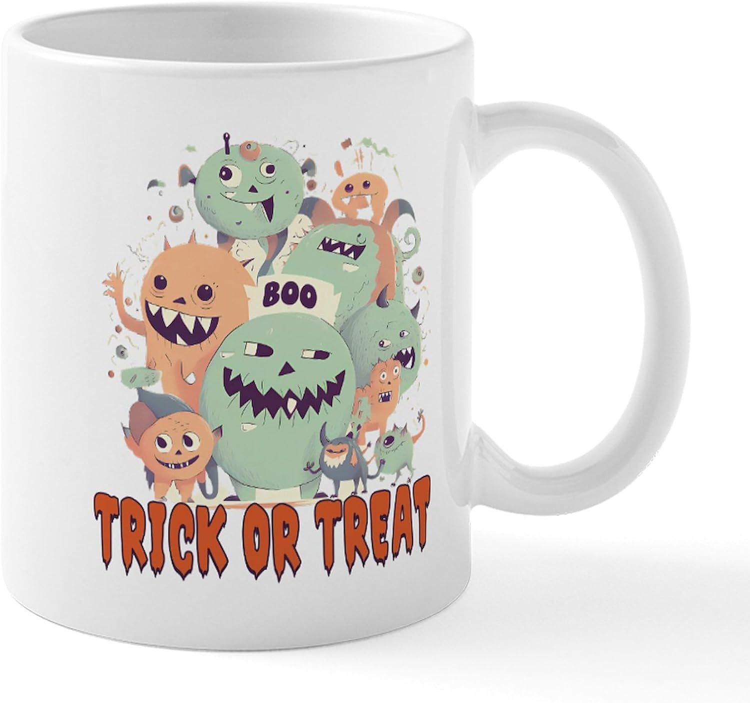 CafePress Vintage Cats Halloween Mug 11 oz (325 ml) Ceramic Coffee Mug
