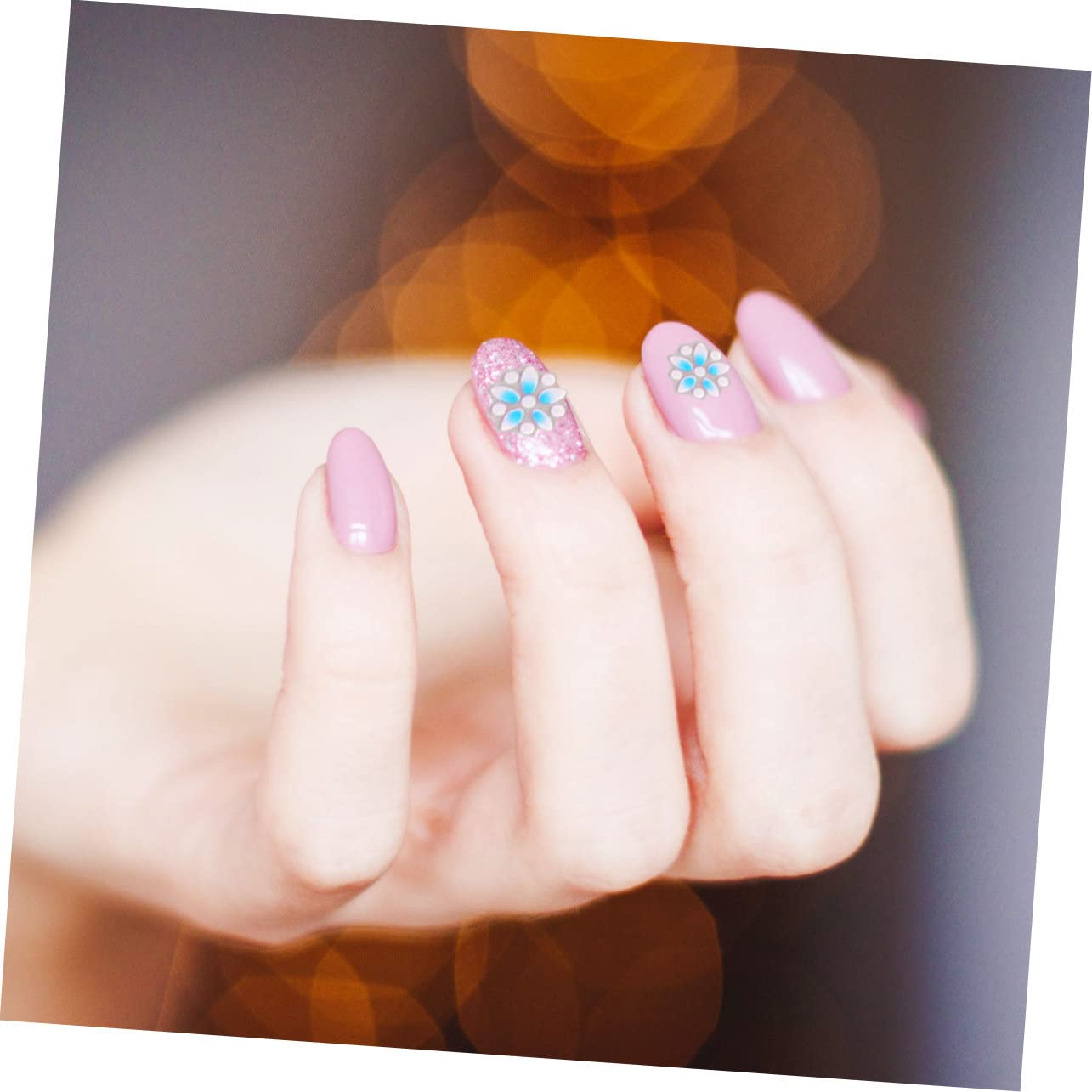 3 Set Adesivi Per Unghie Creativi Nail Art Stickers Colorati Per Manicure Te Per Donne E Ragazze 50 Pezzi*3