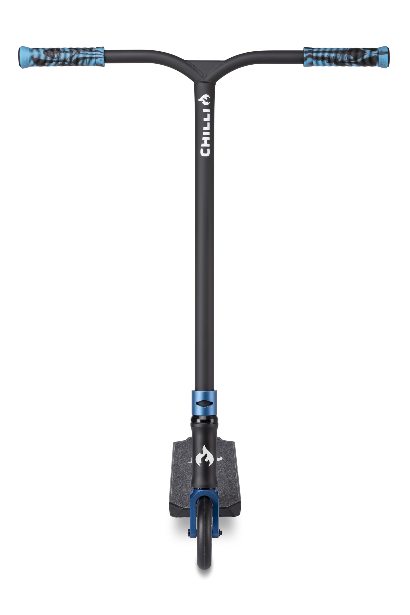 Chilli Pro Scooter Reaper Reloaded V2 | High-End Stunt Scooter | High-End Street Scooter für erfahrene Rider | Gesamthöhe vo 85 cm | 120 mm PU Räder mit ABEC 9 Bearings | Blue