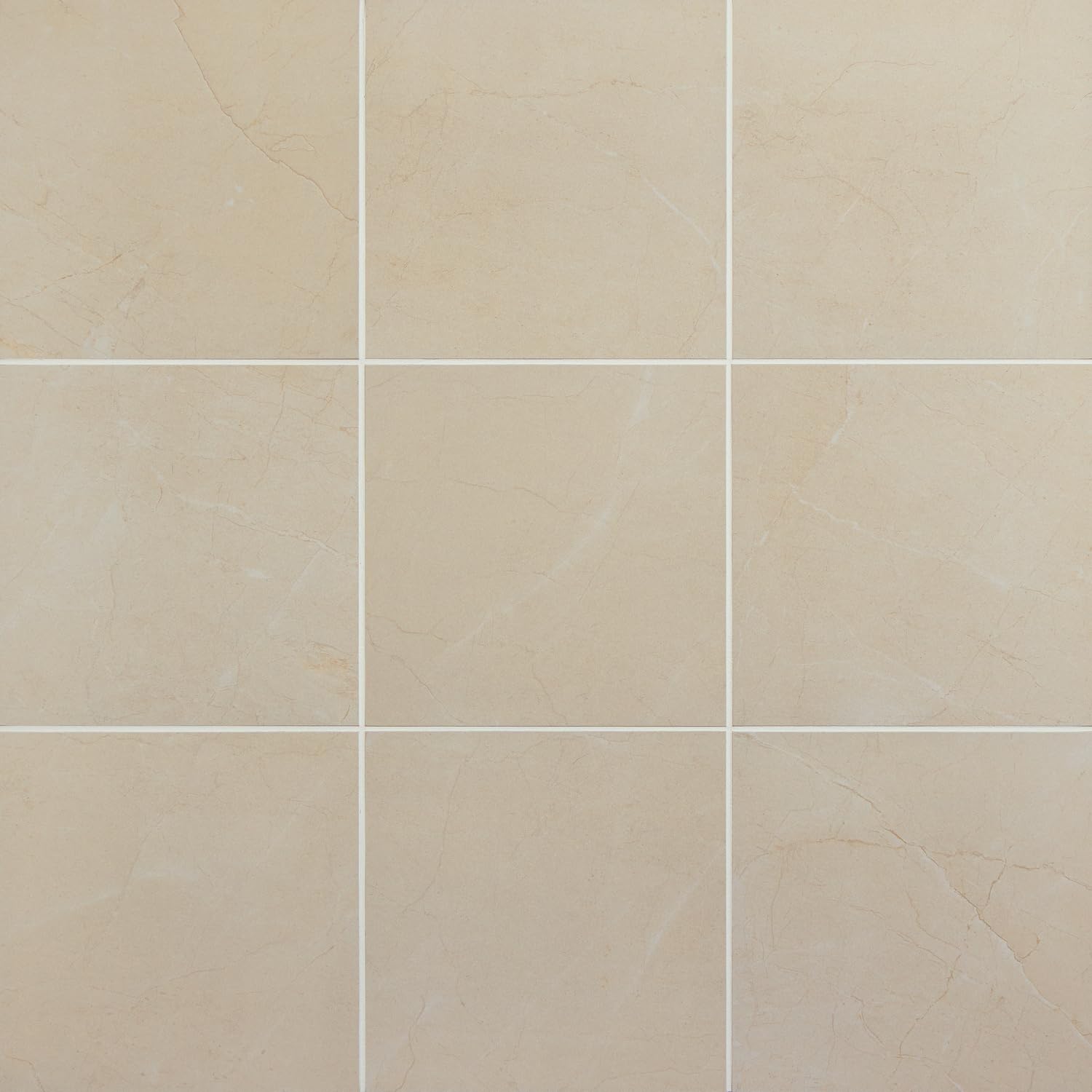 Daltile Perpetuo 12 x 12 Marble Look Porcelain Floor Tile in Matte Elegant Beige