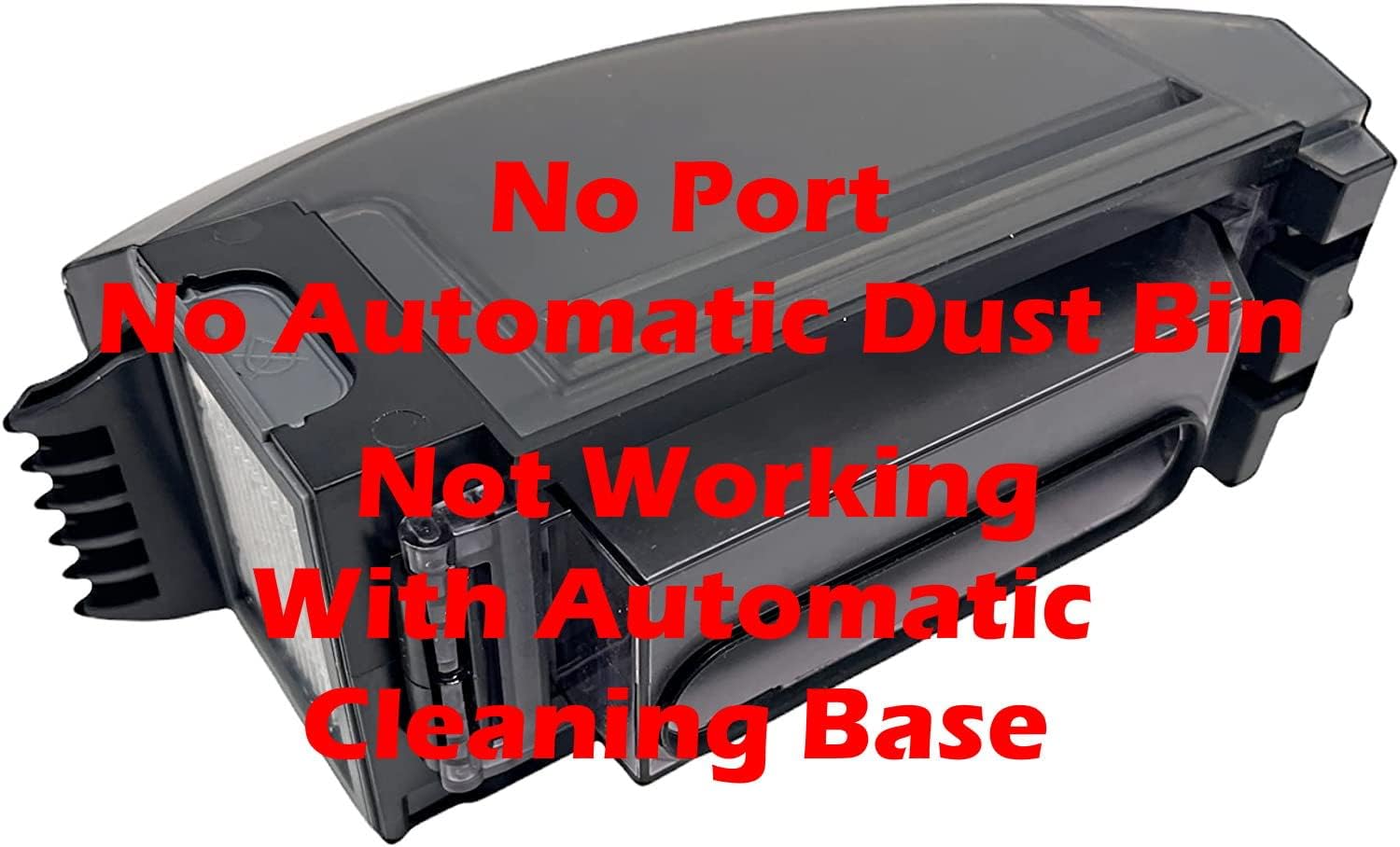 Goodsby Dust Bin Dirt Canister For iRobot Roomba E5 E6 i1 i2 i3 i4 i5 i6 i7 i8 j5 j6 j7 j8 j9 Series Robot Vacuum Cleaner Dustbin Replacement Part + 3 Extra HEPA Filters