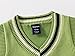Baby Toddler Boys Girls Cotton V-Neck Sweater Vest Sleeveless Warm Waistcoat School Uniform Pullover Cable Knit Tops (Green,110/3-4 Y,Unisex,Big Kid,US,Age,3 Years,4 Years)