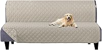 Vista 42 de U-NICE HOME Funda para sillón reclinable, reversible, con correas elásticas, resistente al agua, protege de perros y mascotas, sillón extragrande