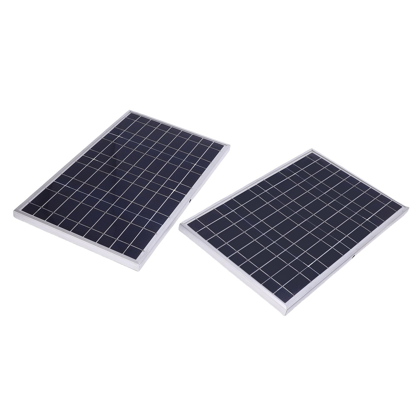 Luqeeg Kit de Panneau Solaire, Kit de Démarrage en Panneau Solaire Monocristallin avec Contrôleur de Charge, d'alimentation pour RV, Véhicule et Système Hors Réseau
