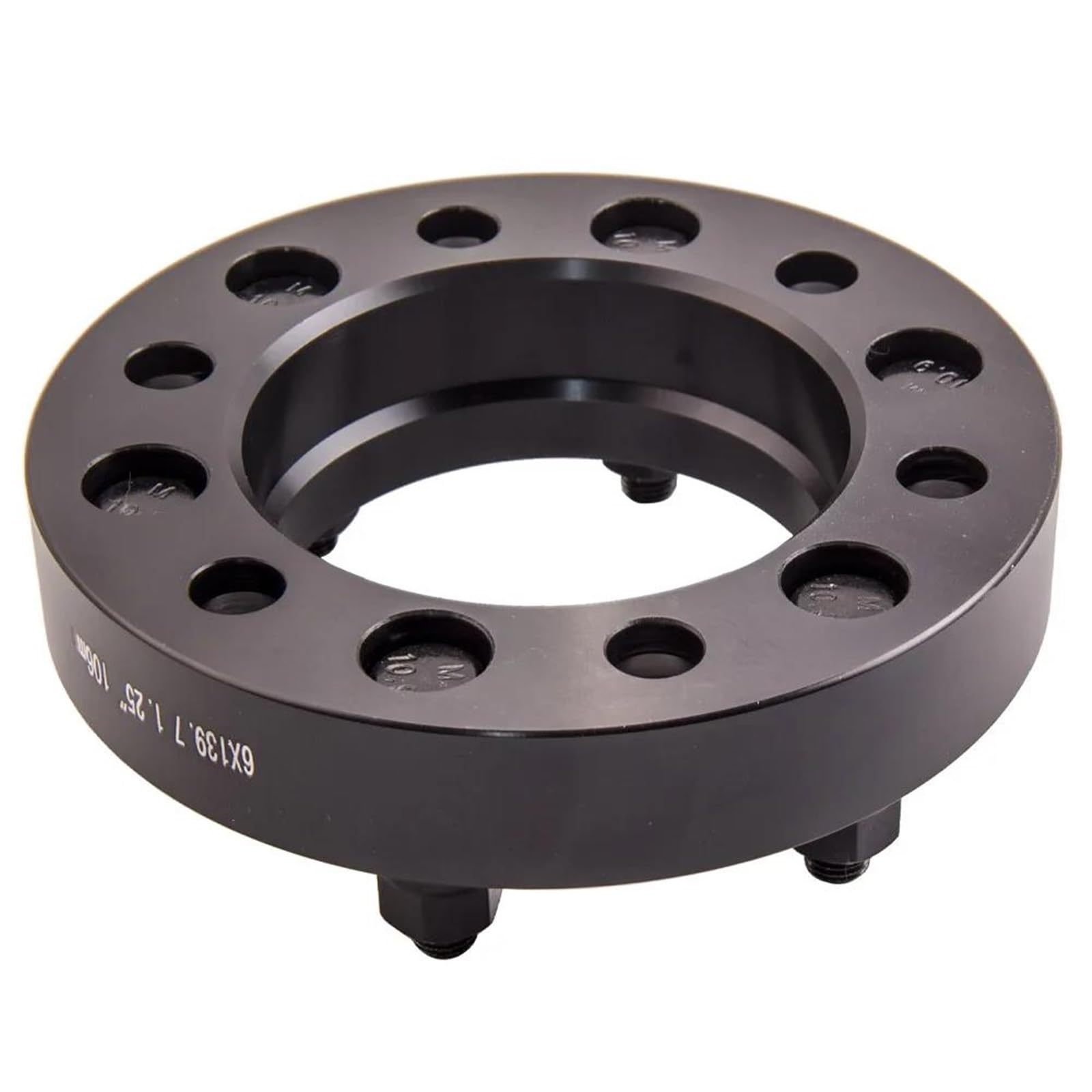 4 Distanziali Ruota Richeer Per Mozzo 6x5.5 - Spessore 5,1 Cm, Forati 6x139,7 Mm, Foro Centrale 106 Mm, Borchie 12x1,5, Per Tacoma, 4Runner, Tundra, Fortuner, GX470, GX460 - 2