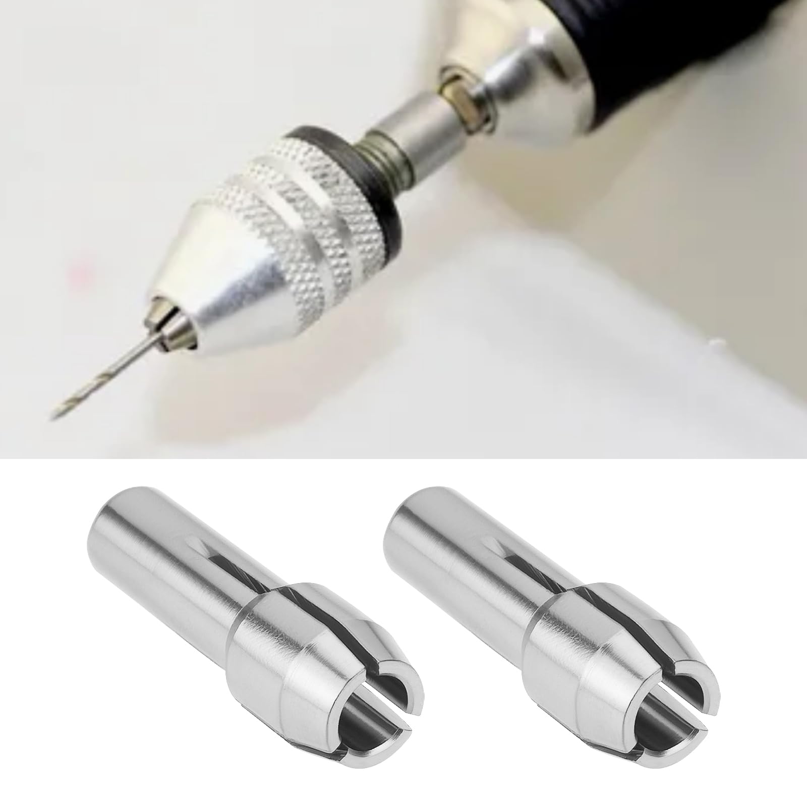 The Lord of the Tools 5pcs 3.2mm Electric Grinder Drill Bit CNC Chuck Adapter Reducer Sleeve Adapter for Rotating Tools of Electric Drill Sleeve Chuck - Image 3