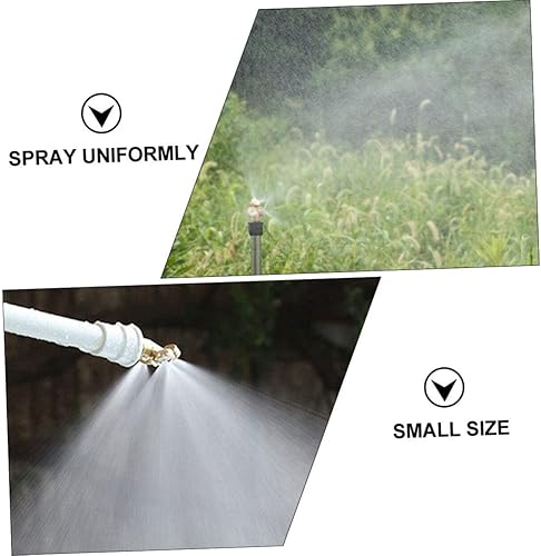 Miniatura 2 de BESTonZON Boquilla de boquilla de pulverización de manguera de agua pulverizadora Boquilla Mister Cabezales de riego Accesorios de rociadores de