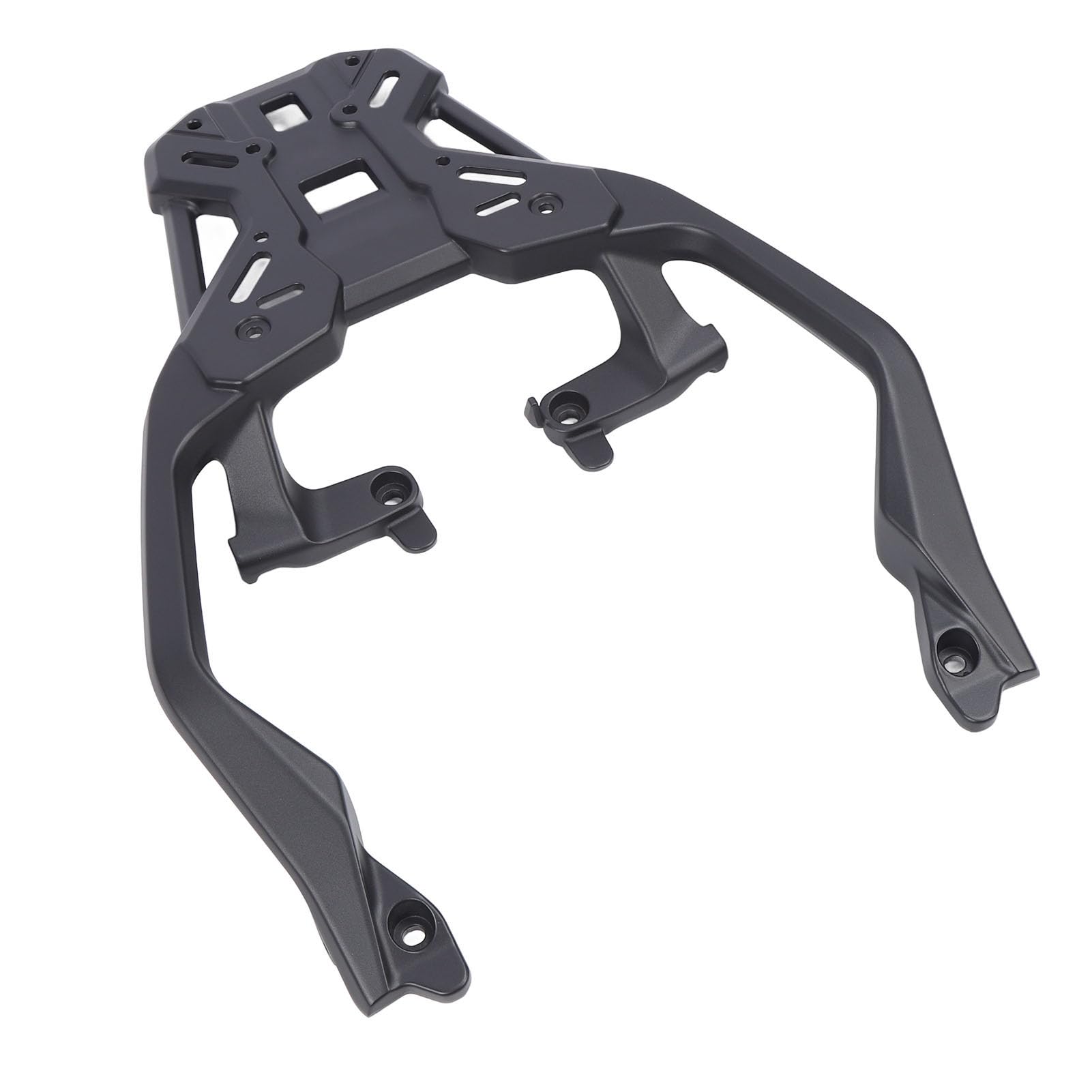 Portapacchi Posteriore per Moto, Portapacchi Posteriore in Lega di Alluminio Ad Alta capacità di Carico con Supporto Sicuro per XADV750 NSS750 Dal 2021 Al 2024 (BLACK)
