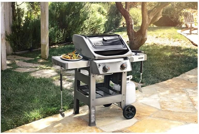 Weber Spirit II E-210 2-Burner Liquid Propane Grill, Black