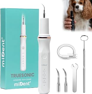 Mident TrueSonic Ultraschall-Hundezahnreiniger, weiß
