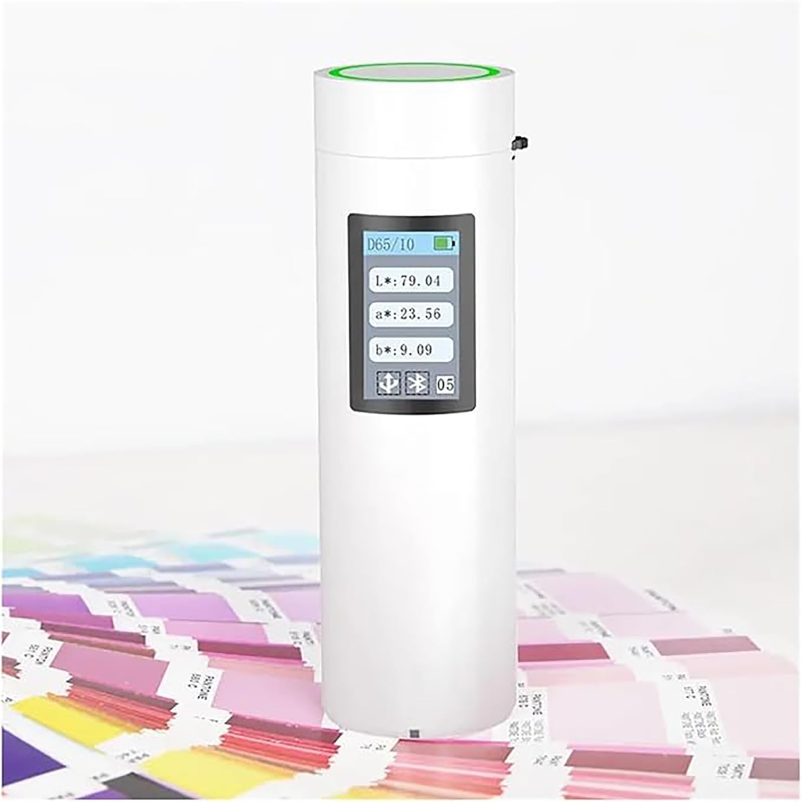 Espectrofotómetro portátil de mano, colorímetro digital para una medición precisa del color, ideal para aplicaciones textiles, pintura, plástico y películas