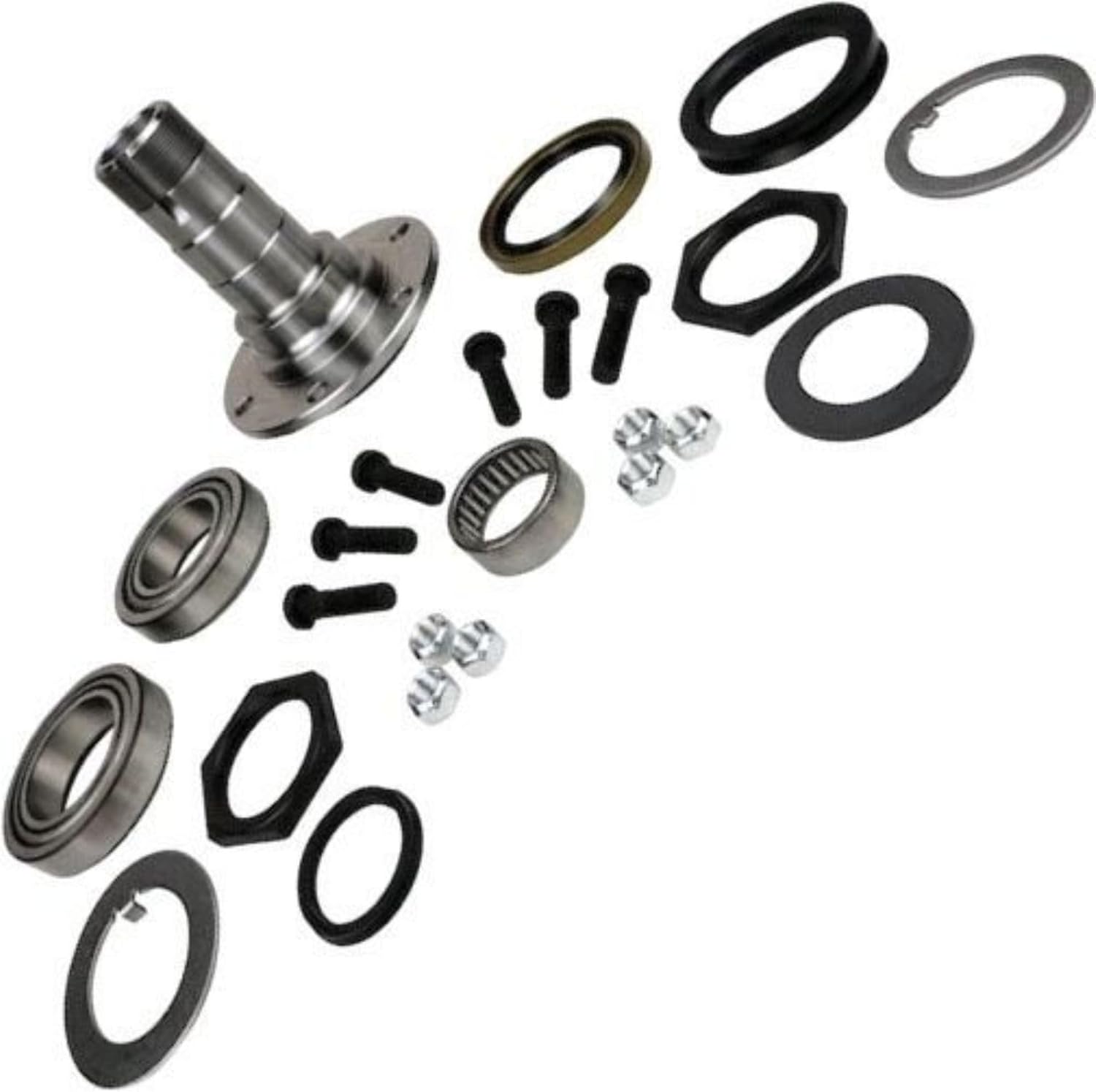 APDTY 175409 Steering Spindle Kit; Compatible With Jeep Models: 1977-1983 CJ5, 1977-1986 CJ7, 1981-1985 Scrambler; Replaces 8128147K