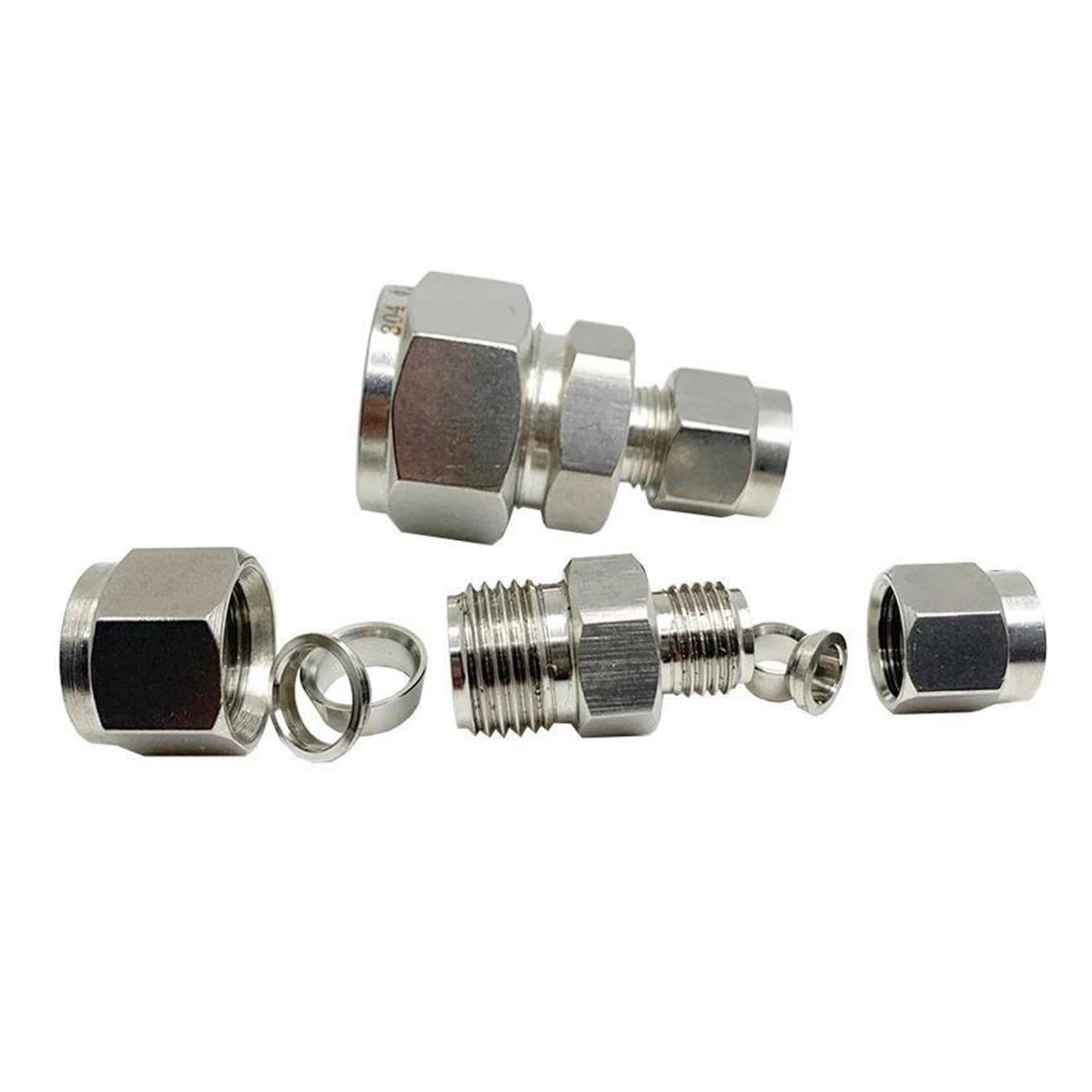 Réducteur 2-25mm Tube OD Compression UnionCoupler Connecteur Raccord Tuyau