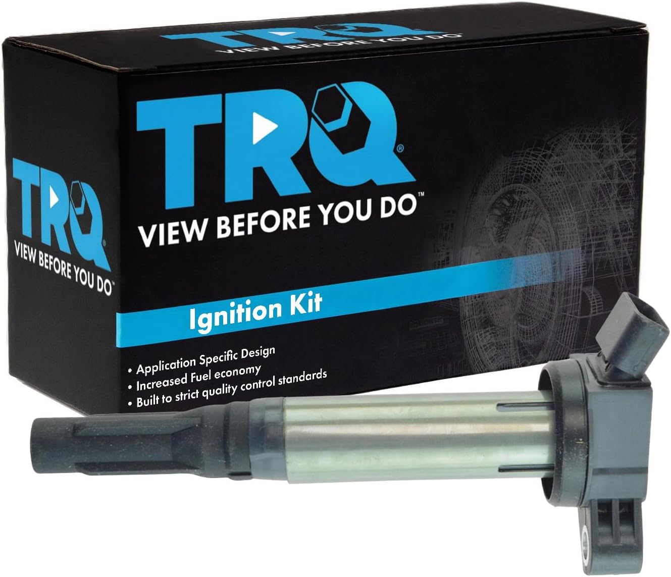 TRQ Ignition Coil Compatible with Camry Highlander Rav4 Sienna Venza ES350 RX350 RX450H 3.5L