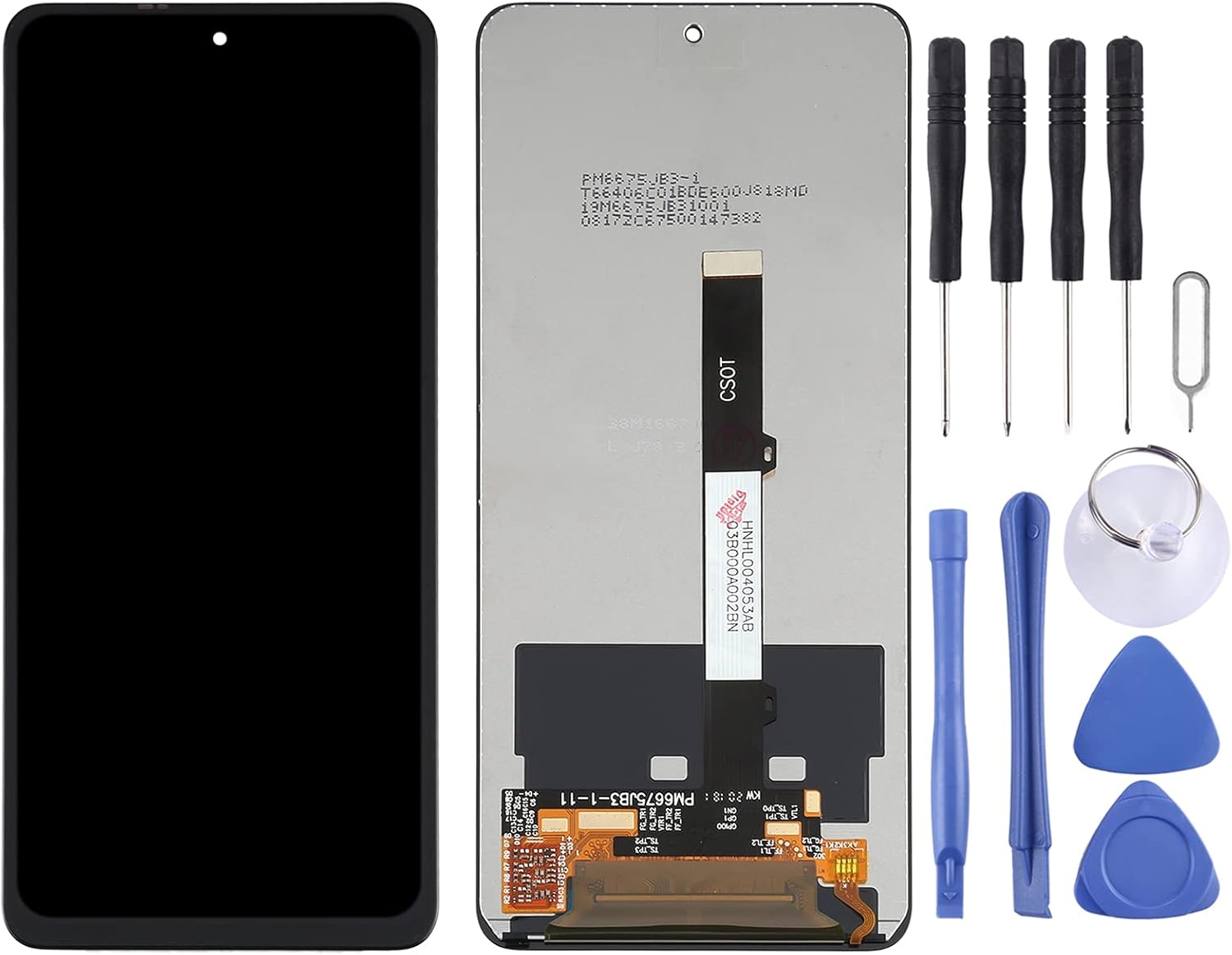 HONGYAN LCD Screen and Digitizer Full Assembly for Xiaomi Poco X3/Redmi Note 9 Pro 5G/Mi 10T Lite 5G M2010J19SC M2010J19CG M2007J17G