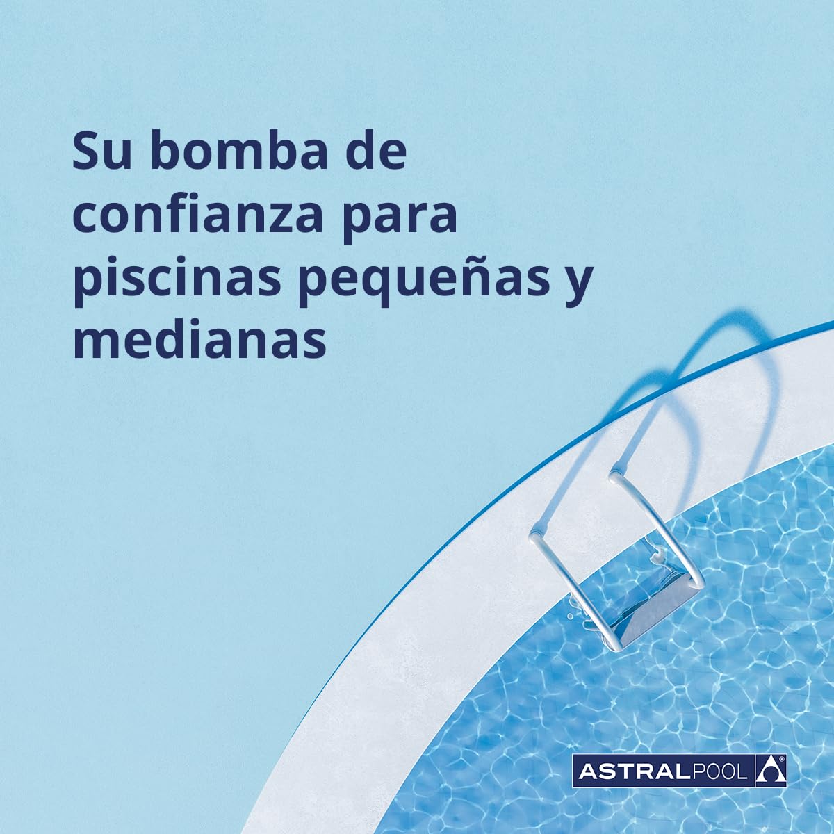Astralpool BOMBA SENA 1 CV MONO, Plástico, negra.