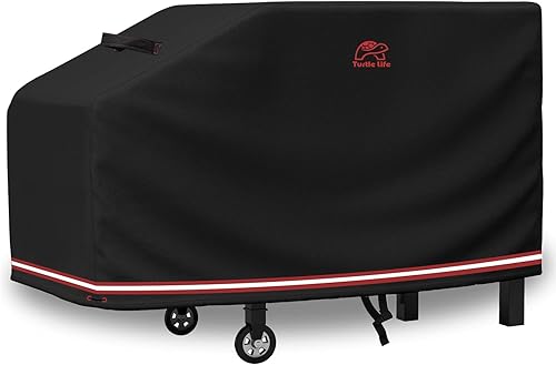 Cubierta de parrilla para parrilla, cubierta de parrilla de humo a gas de alta resistencia para estación de cocina Blackstone de 28 pulgadas,