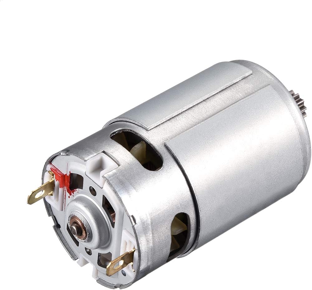 uxcell DC 21V 23000RPM Electric Gear Motor 12 Teeth for Various Cordless Screwdriver