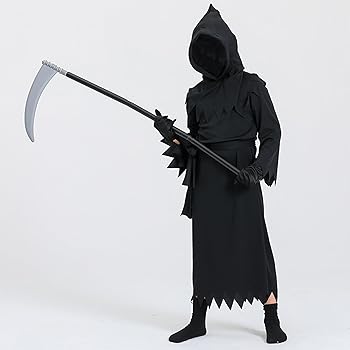 ハロウィン パーティ 死神 コスチューム Amazon.co.jp: [LEISURE CLUB] 死神 コスプレ 子供 ハロウィン