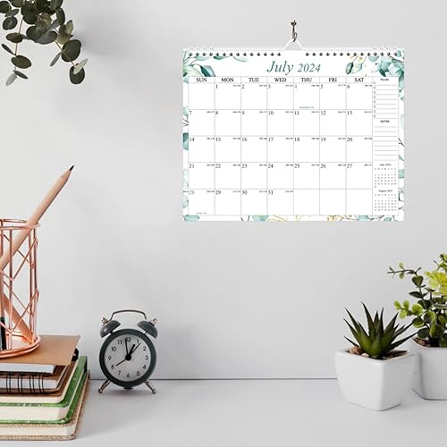 Miniatura 6 de Calendario 2024-2025 - Calendario de pared 2024-2025 de julio de 2024 a diciembre de 2025, calendario de 18 meses con papel de primera calidad,