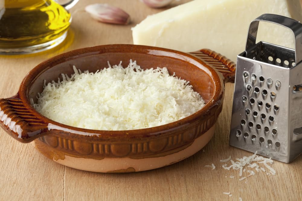 Sanniti Grated Pecorino Romano, 5 lb Bag | Authentic Italian Sheep’s Milk Cheese | Sharp, Savory Flavor for Pasta, Pizza & Cooking