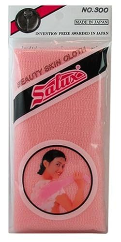 Salux Paño de lavado de baño de piel japonesa de nylon de la belleza - rosa melocotón
