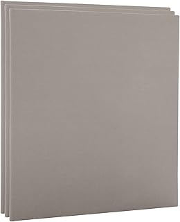 Paramount Pro-Tones All-Media Toned Canvas Panels 3-Pack - Triple-Primed 100% Cotton Canvas, Non-Reflective Colors - Grey 11x14