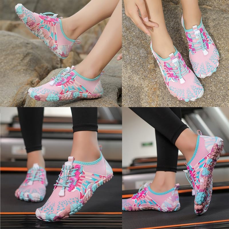 LIZRHA Water Shoes for Men and Women Quick Dry Aqua Swim Barefoot Shoes for Outdoor Fishing Beach Pool Boat Surfing Walking Water Park and Yoqa Activities - Image 2